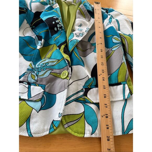 Marisa Christina Floral Crop Jacket / Blazer (Size M) - Picture 6 of 10